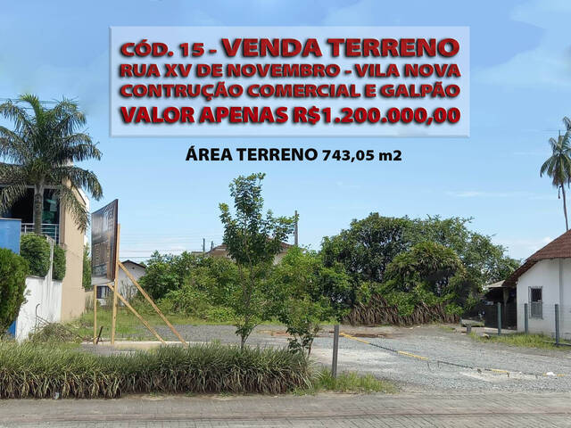 #15 - Área para Venda em Joinville - SC - 1